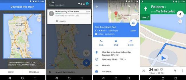 Google Maps Đã Có Hỗ Trợ Tìm Kiếm Và Dẫn Đường Offline 1
