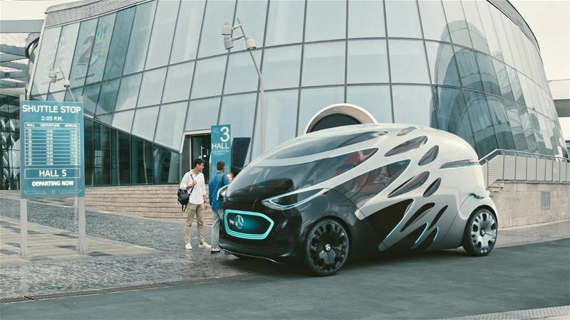 Mercedes-Benz Giới Thiệu Xe Tự Lái Chạy Điện Vision Urbanetic 